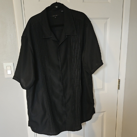 Synergy Organic Clothing Other - Cubavera Black Lightweight Shirt Jacket Relaxed Fit